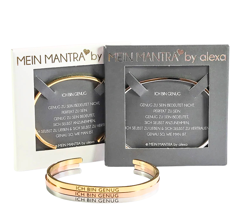 Mein Mantra-Armreif "ICH BIN GENUG"