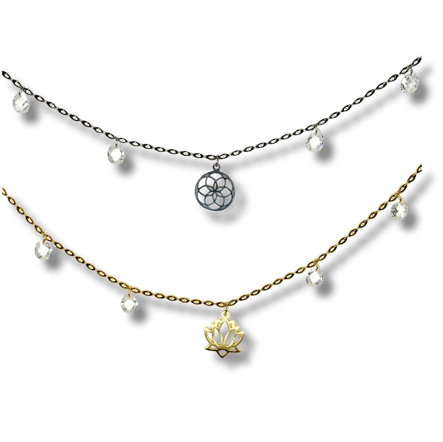 Olivenkette "Shine Bright" CZ Zirkonia