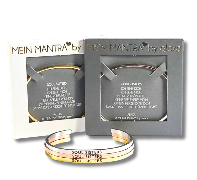 Mein Mantra-Armreif "SOUL SISTERS"