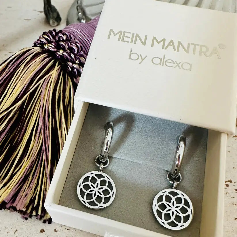 Hoop - Ohrringe mit Seed of Life