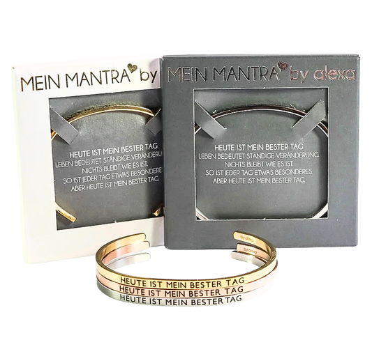 Mein Mantra-Armreif "HEUTE IST MEIN BESTER TAG"
