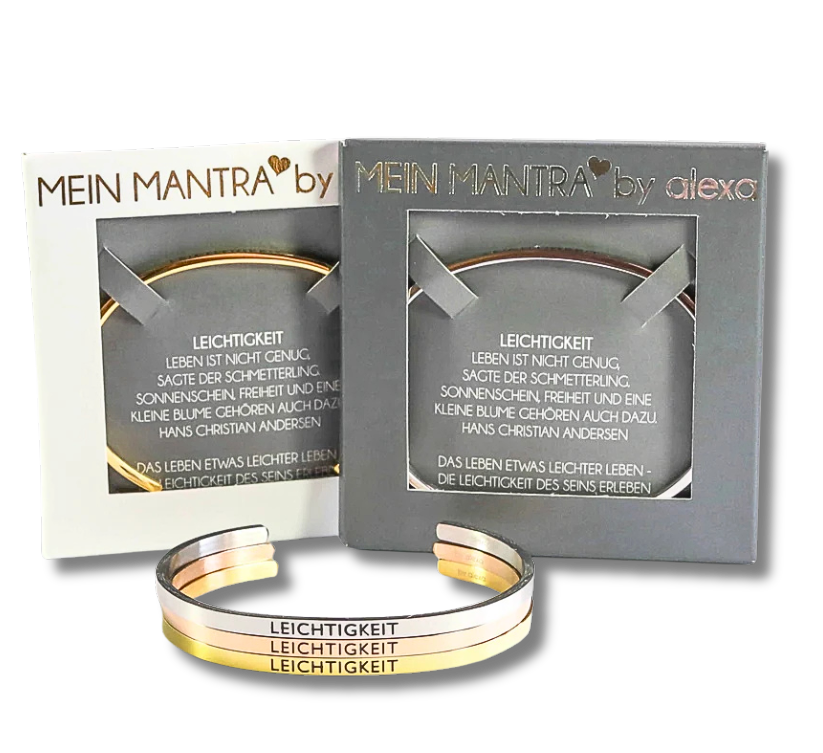Mein Mantra-Armreif "Leichtigkeit"