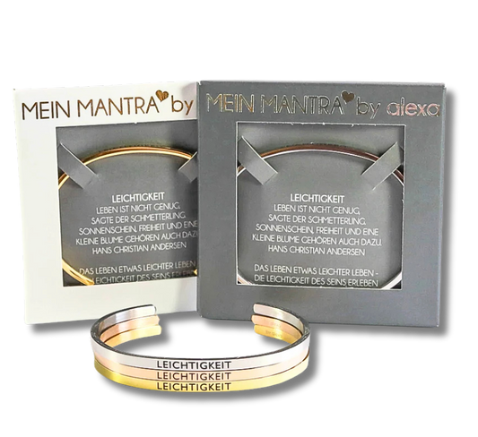 Mein Mantra-Armreif "Leichtigkeit"