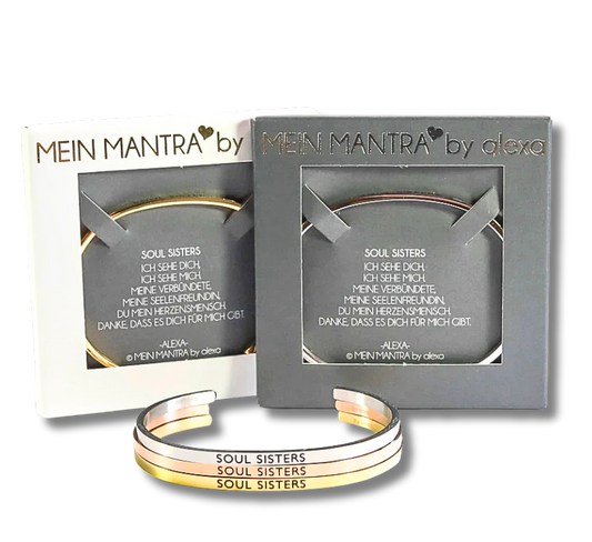 Mein Mantra-Armreif "SOUL SISTERS"