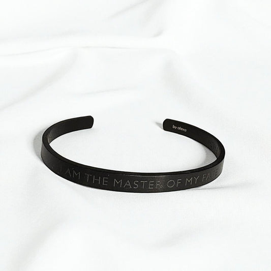 Mantra-Armreif "I´M THE MASTER OF MY FATE"